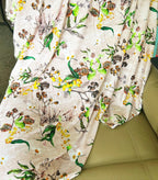 Plush Mink Nature Botanical Throw