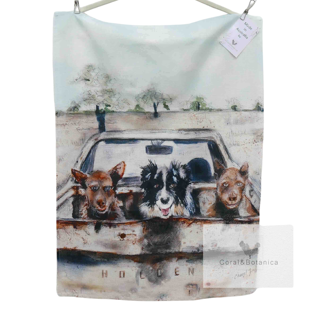 Working Dogs Tea Towel - Coming soon (ETA Sept 26)