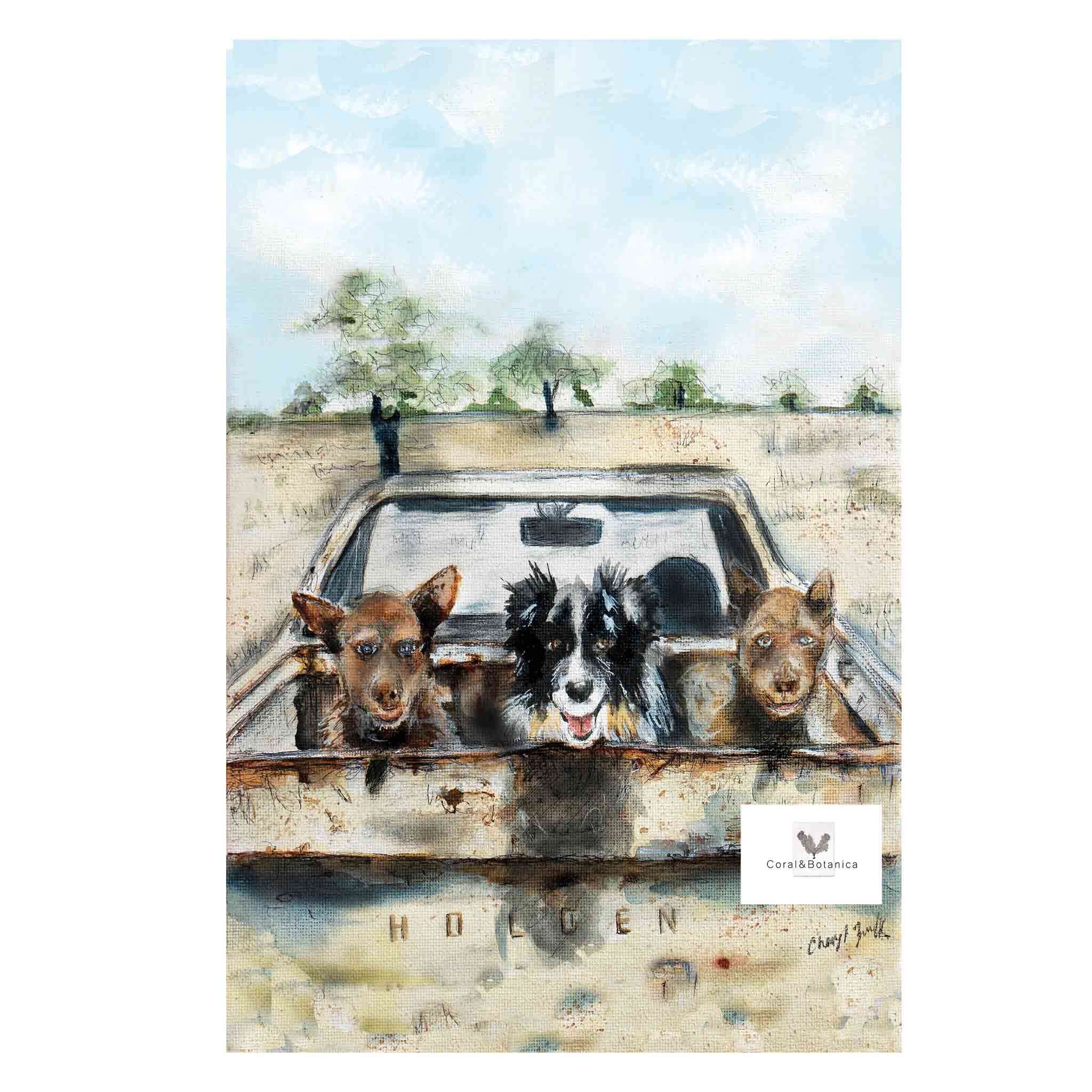 Working Dogs Tea Towel - Coming soon (ETA Sept 26)