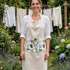 Somewhere in My Garden Apron with Pockets