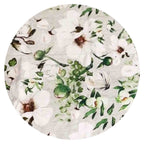 Beige Magnolia Tablecloth - Round