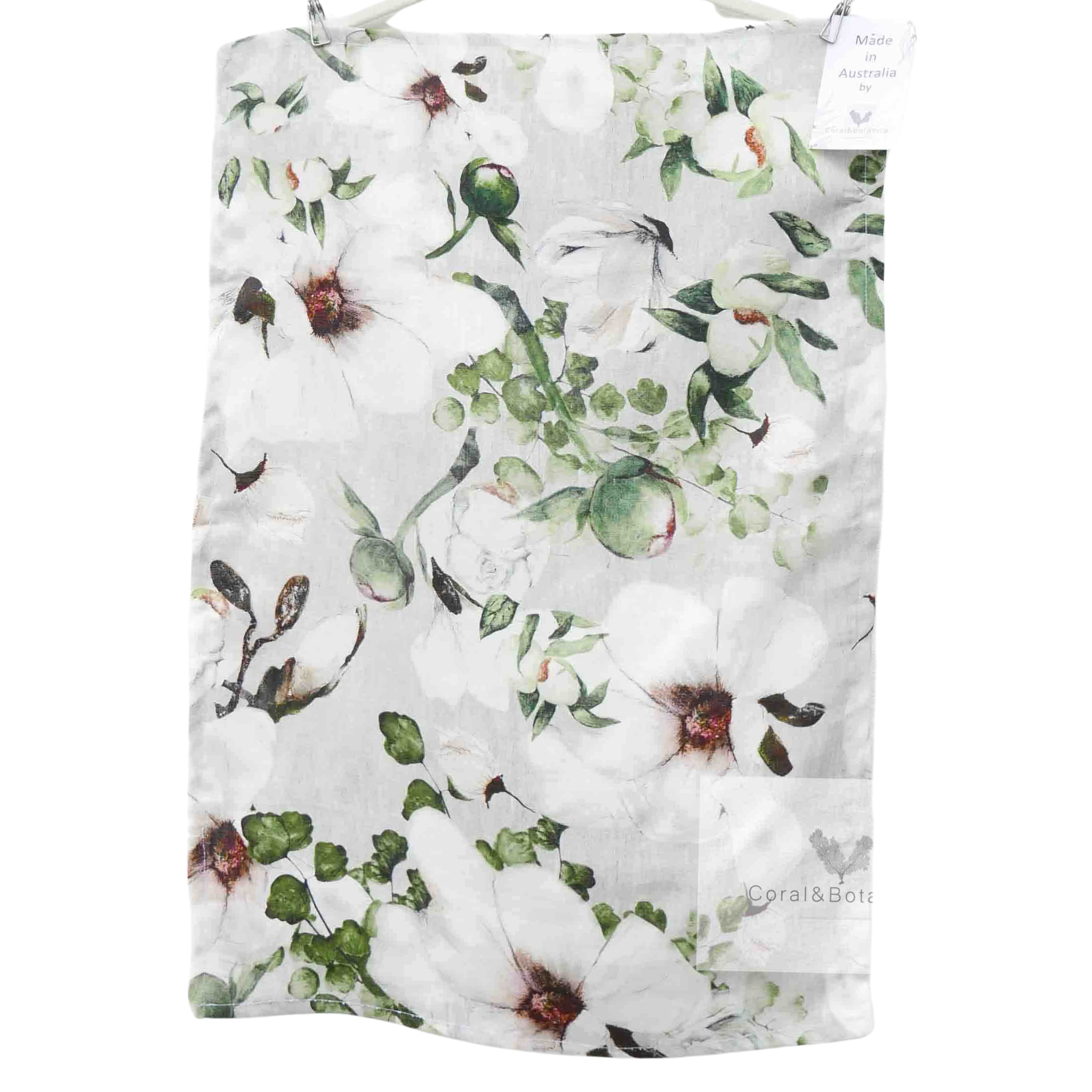 Beige Magnolia Tea Towel