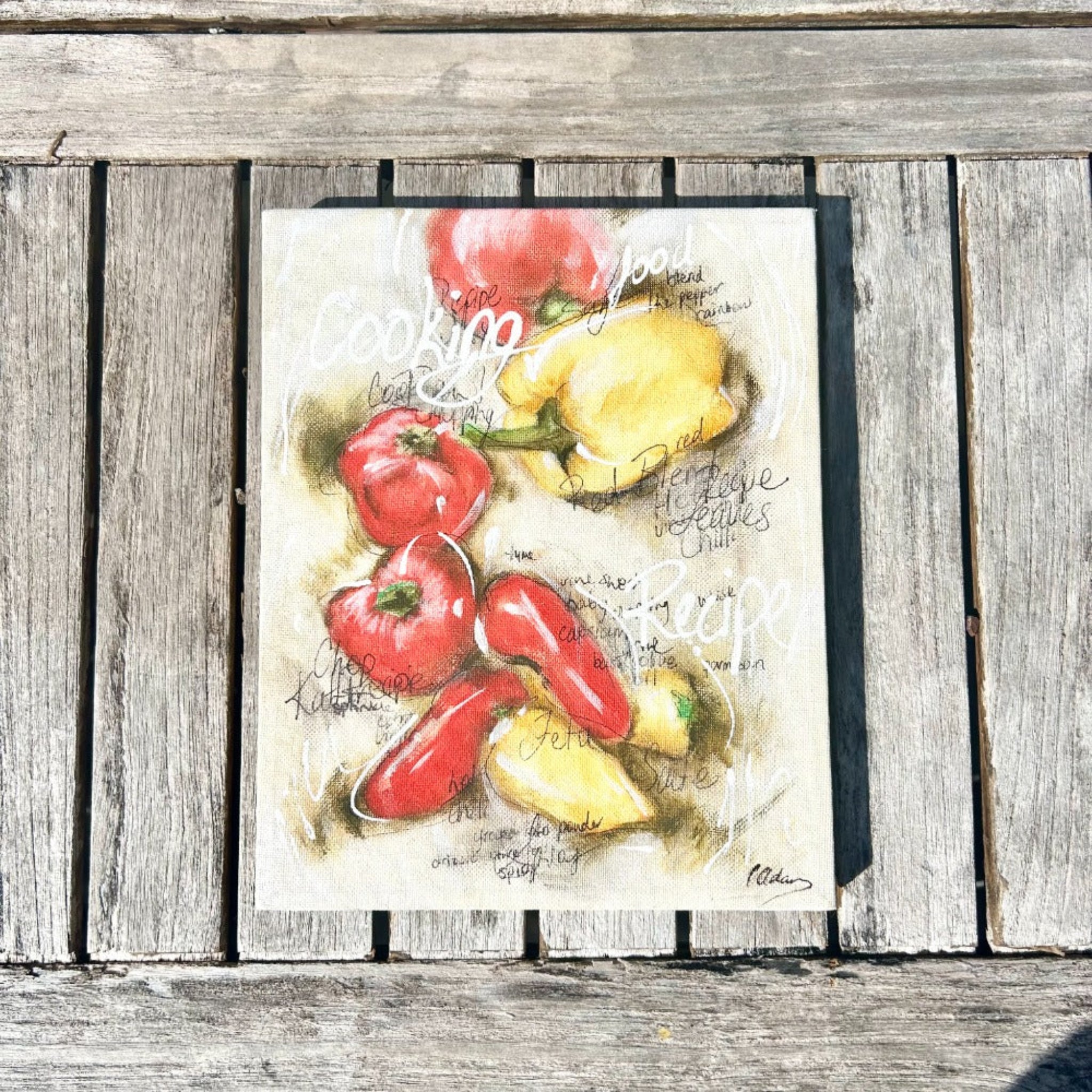 Fire Pepper's Original Art on Canvas