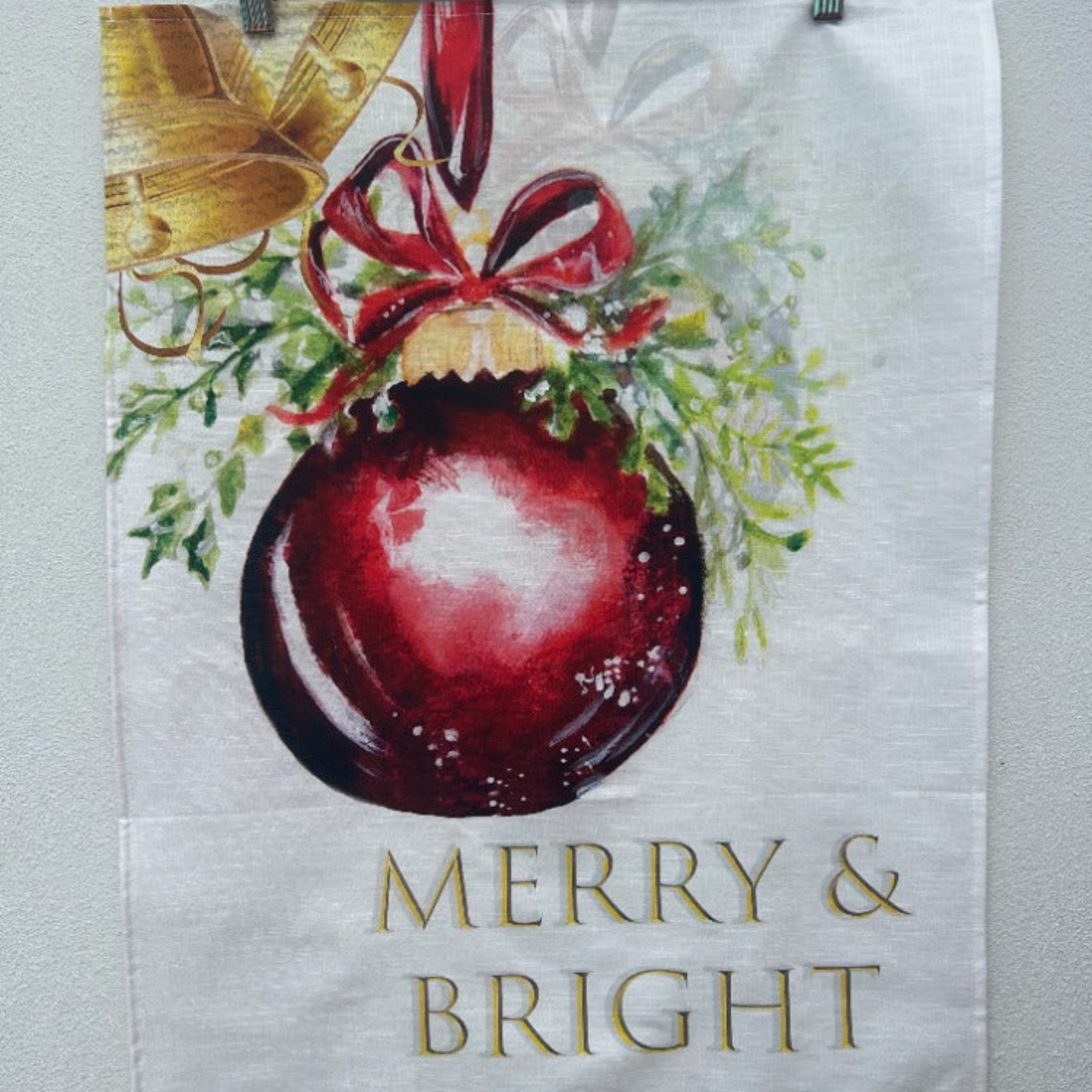 Merry and Bright Tea Towel