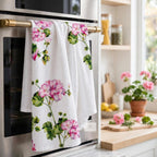 Geranium Tea Towel