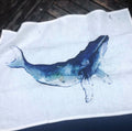 Whale Tea Towel